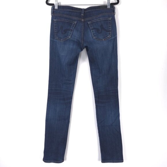 AG ADRIANO GOLDSCHMIED THE STEVIE SLIM STRAIGHT Jeans USA🇺🇸MADE Size 28R - Picture 2 of 11